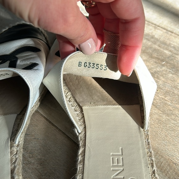 Authentic Chanel mule espadrilles- excellent condition size 40 - Picture 9 of 10